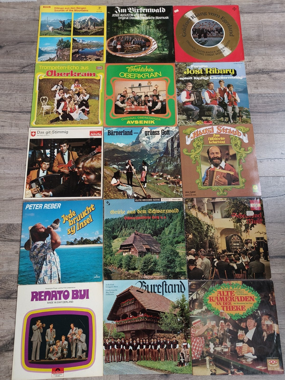 Switzerland LP's platen elpees - Streekmuziek, Jodel, Alphor, LP, Gebruikt, Traditioneel en Volksmuziek, 12 inch