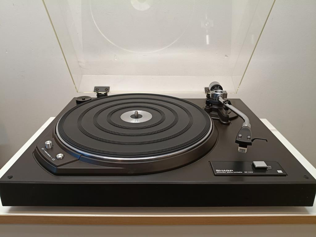 Sharp RP-1122 automatische platenspeler met  Sansui element, Overige merken, Automatisch, Refurbished, Ophalen of Verzenden