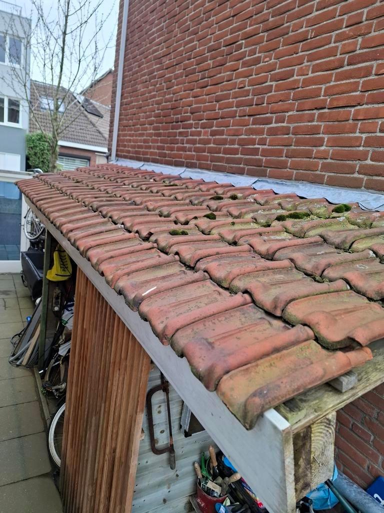 Kruispan ongeveer 120 stuks, Ophalen, Gebruikt, Steen of Klei, 5 tot 10 m²