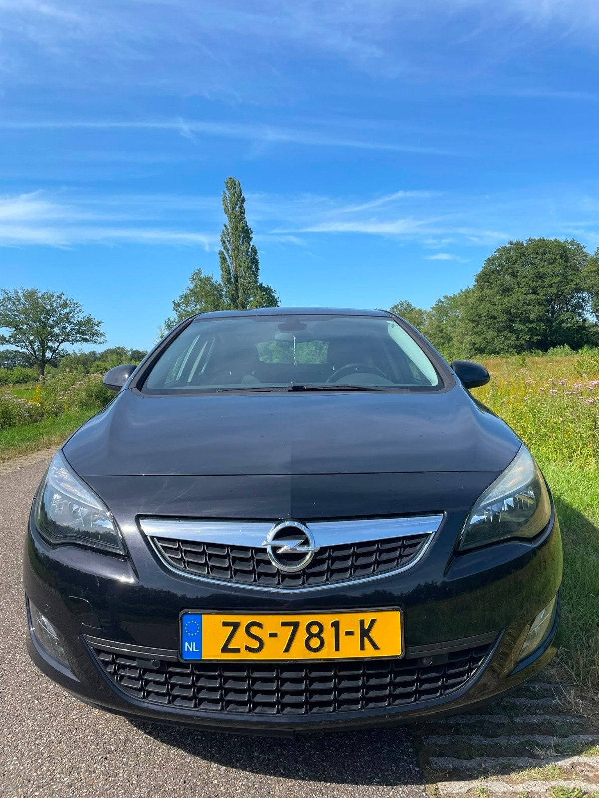 Opel Astra 1.6 Turbo 5D 2009 Zwart veel opties, Auto's, Voorwielaandrijving, Zwart, 4 cilinders, 179 pk