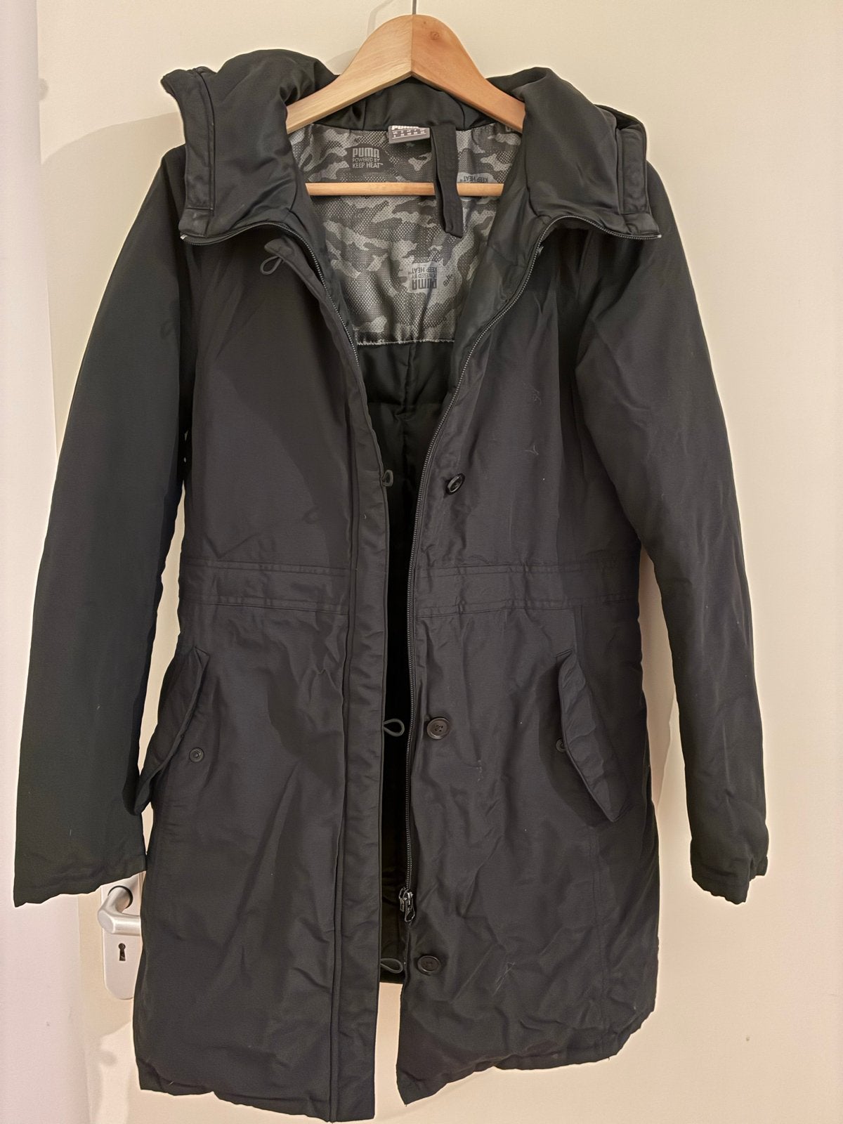 Puma Ultra Light Real Down Winterjas Zwart Maat S, Ophalen of Verzenden, Zo goed als nieuw, Maat 36 (S), Zwart