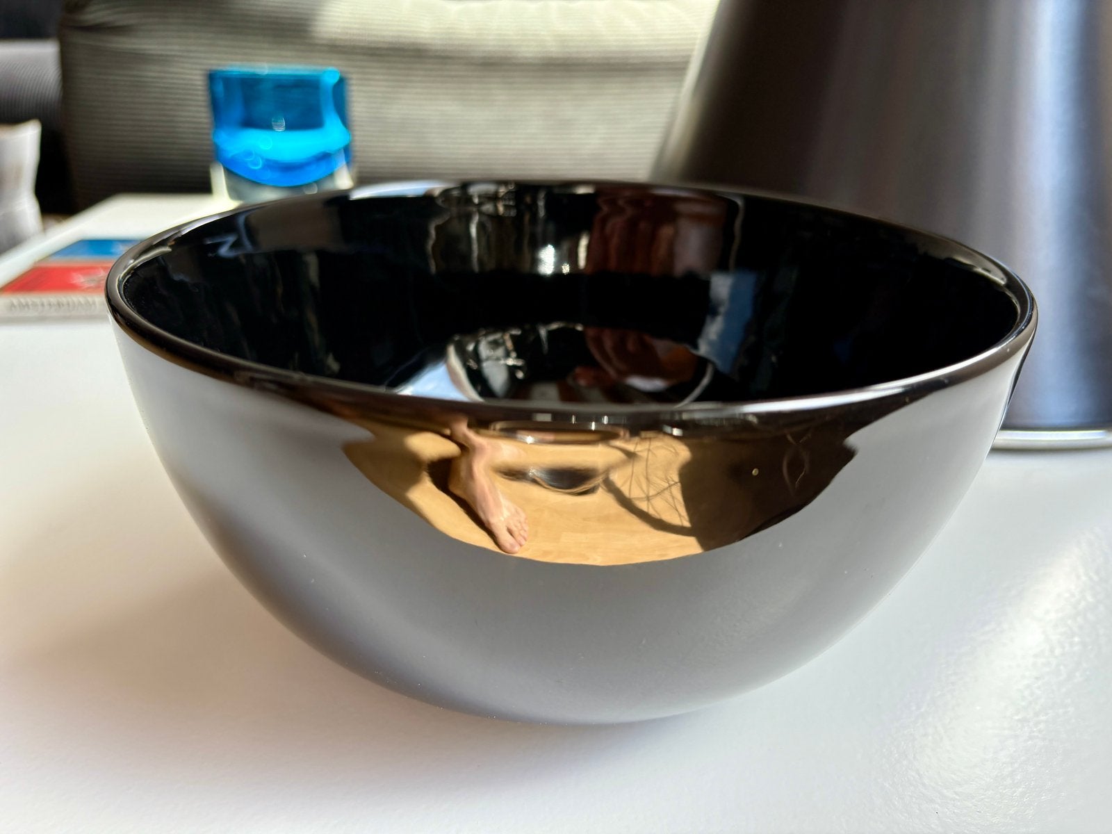 Iittala Teema schaal zwart, Ophalen, Keramiek, Overige stijlen, Schaal of Schalen