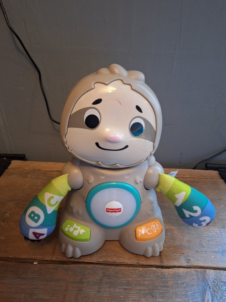 Linkimal luiaard van fisher price, Ophalen, Gebruikt, Overige typen, Met licht