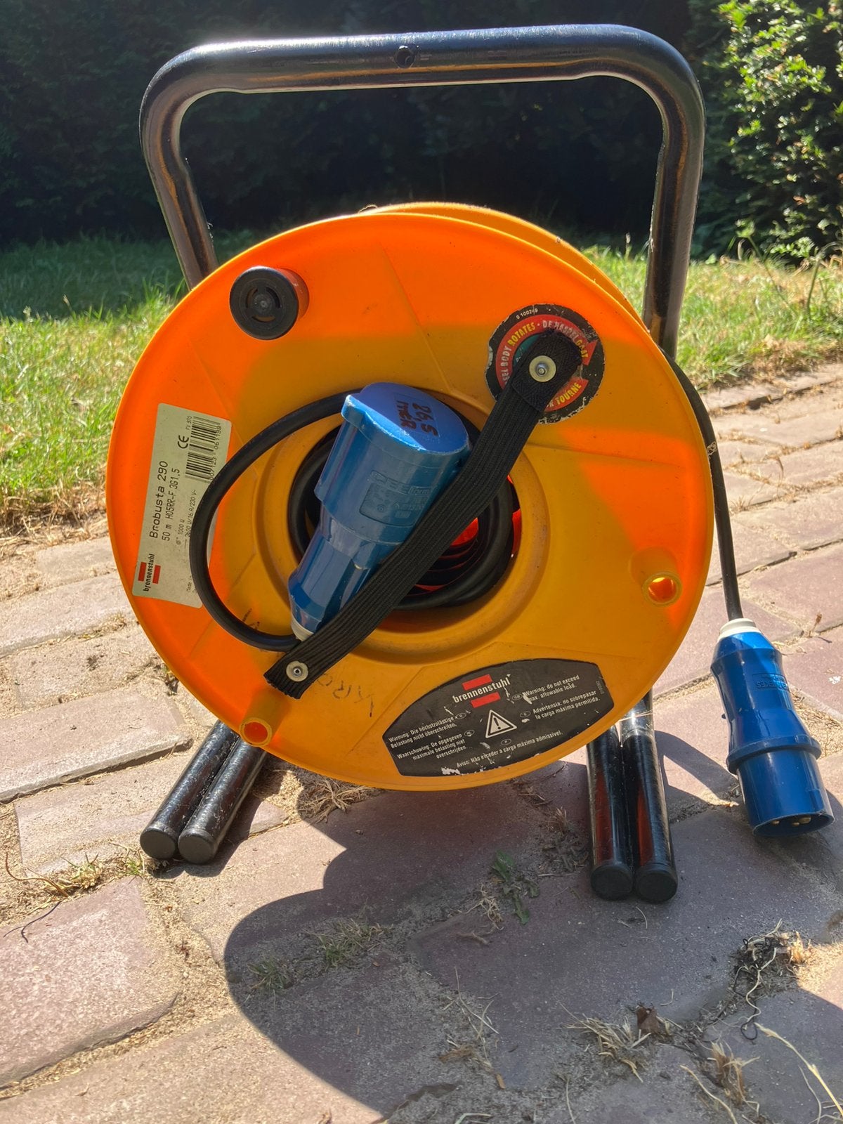 Stroomhaspel - 25 meter, Ophalen of Verzenden, Zo goed als nieuw