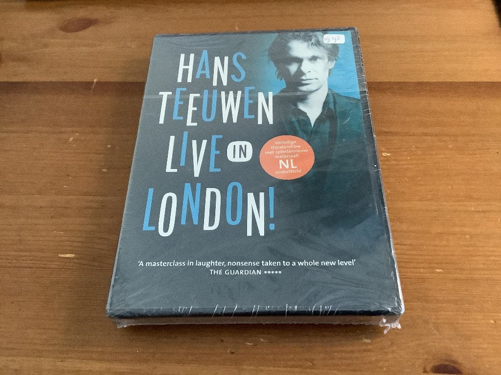 Hans Teeuwen Live in London! incl. cd. Nieuw, Stand-up of Theatershow, Engels, Alle leeftijden, Nederlands