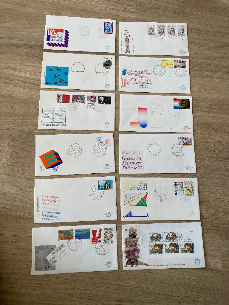 Postzegels eerste dag enveloppen, Postzegels en Munten, Postzegels | Eerstedagenveloppen, Verzenden, Onbeschreven, Nederland