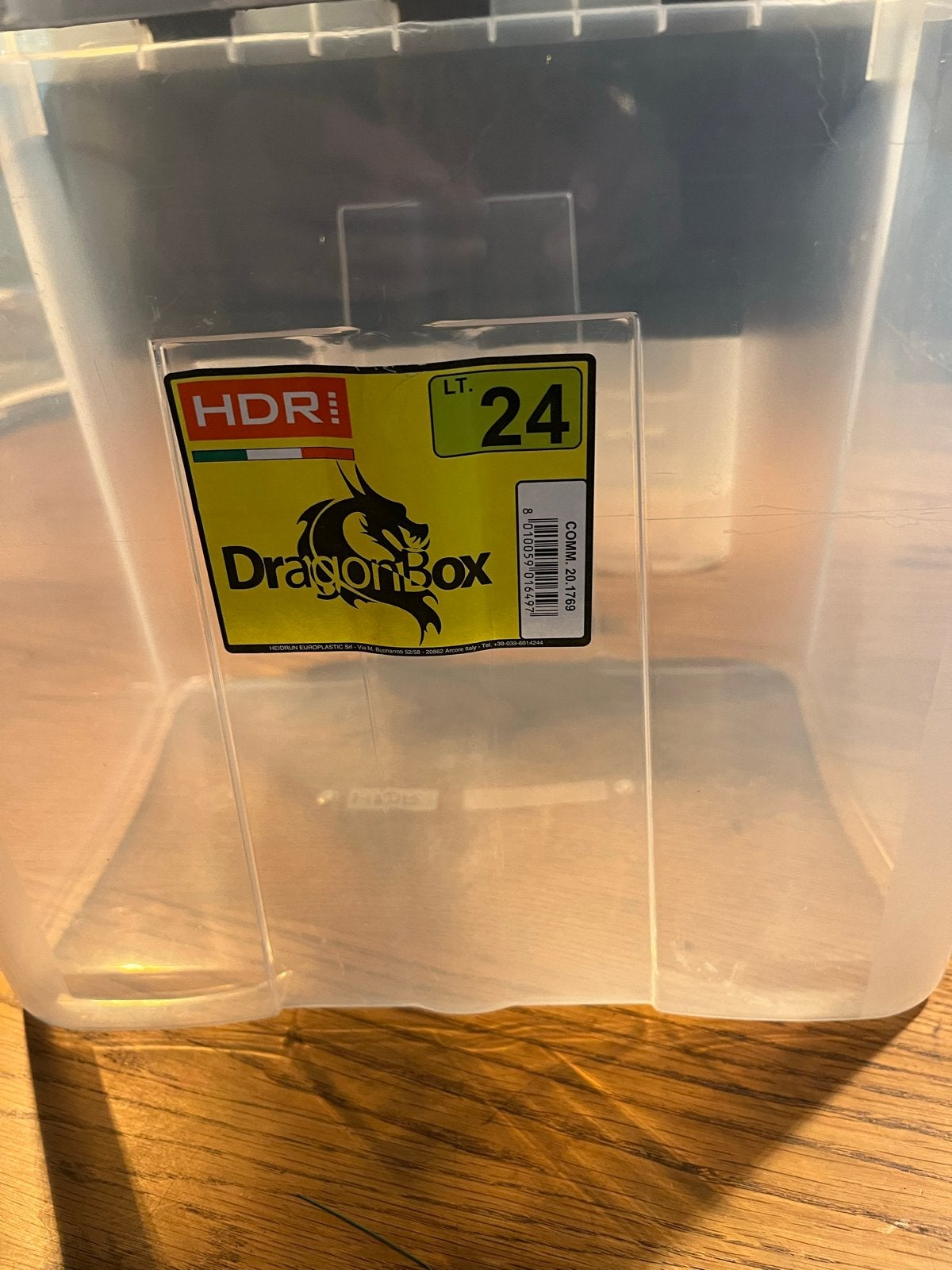 HDR DragonBox 24 Liter Opbergbox met Deksel, Ophalen, Zo goed als nieuw, 5 – 50, Minder dan 50 cm