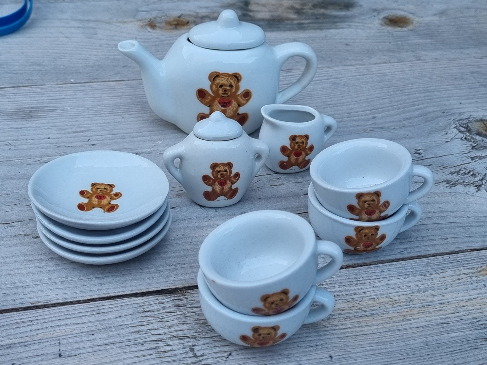 Vintage Teddybeer Theeserviesje - Speelgoed, Ophalen of Verzenden, Zo goed als nieuw