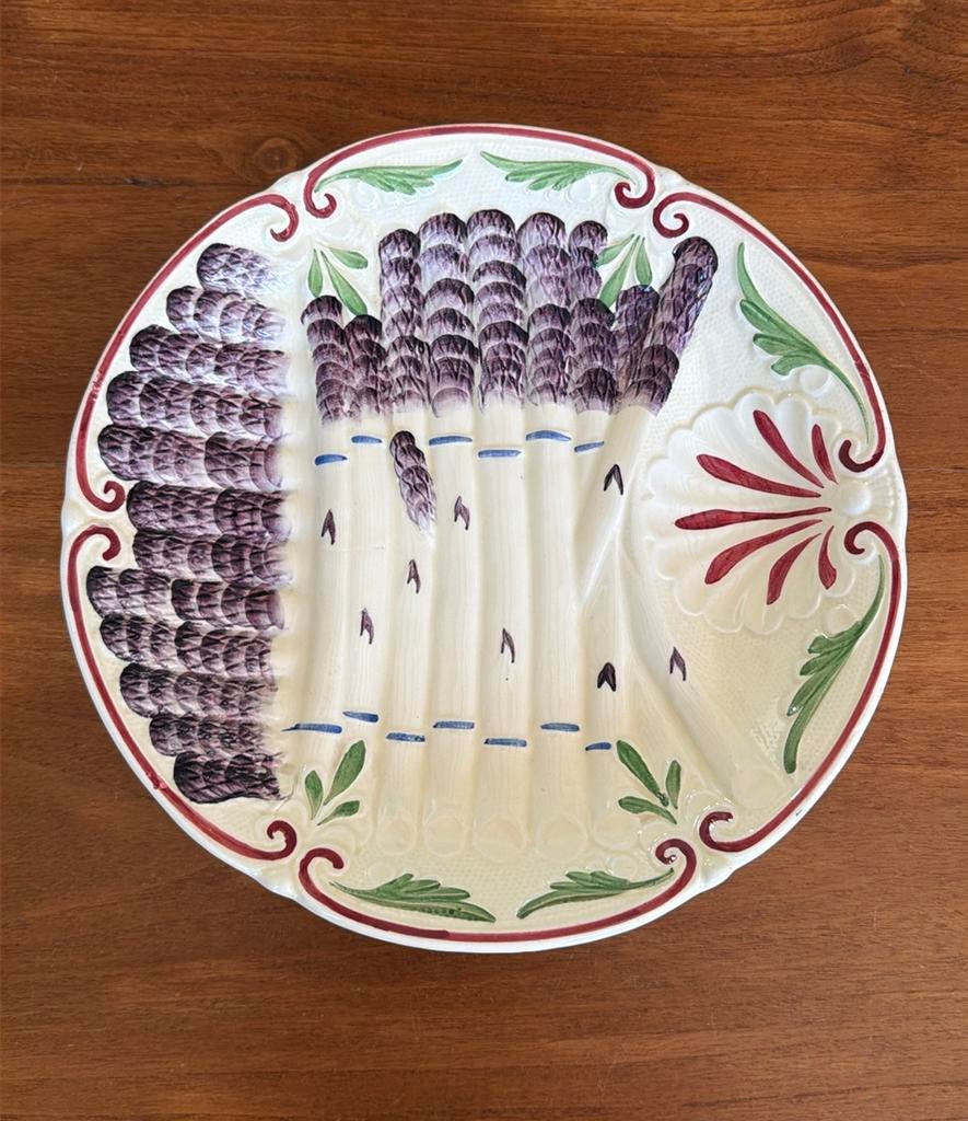 Antiek Frans Onnaing aspergebord, Antiek en Kunst, Ophalen of Verzenden