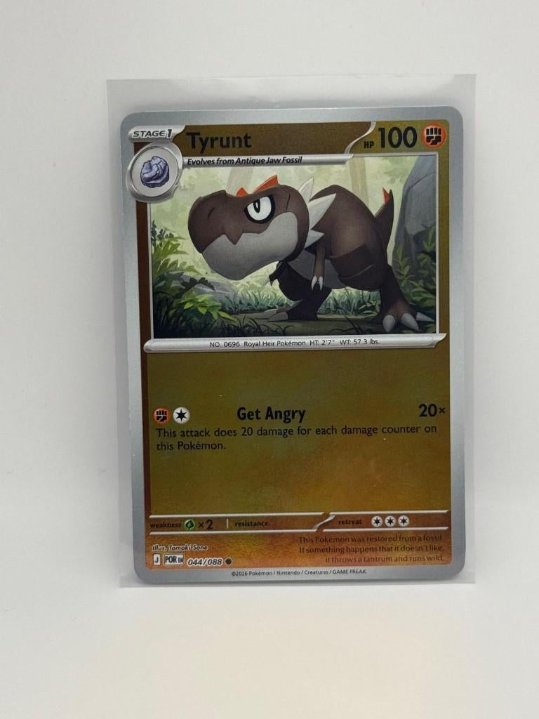 Tyrunt [Reverse Holo] #44 Pokemon Perfect Order, Verzenden, Nieuw, Losse kaart, Foil