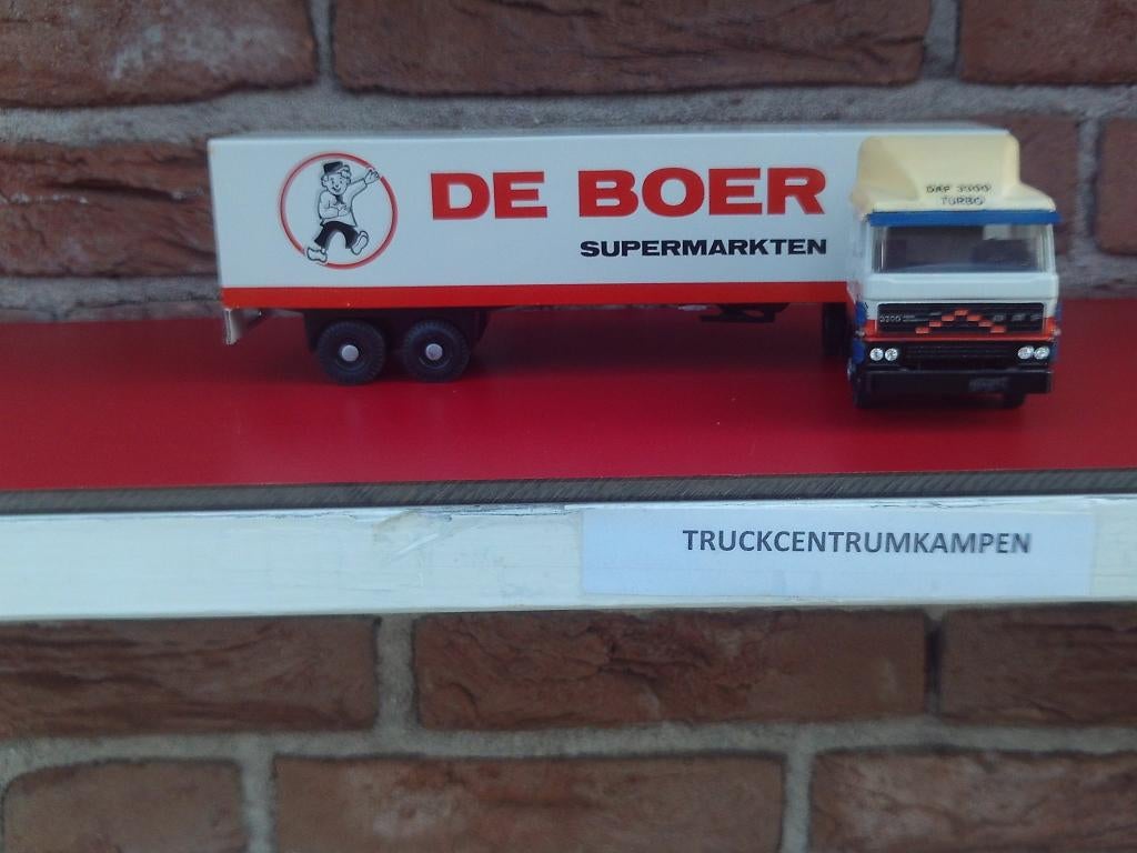 Lion  Toys  Daf  3300  van  De  Boer  Supermarkten., Ophalen of Verzenden, Zo goed als nieuw, Bus of Vrachtwagen, Lion Toys