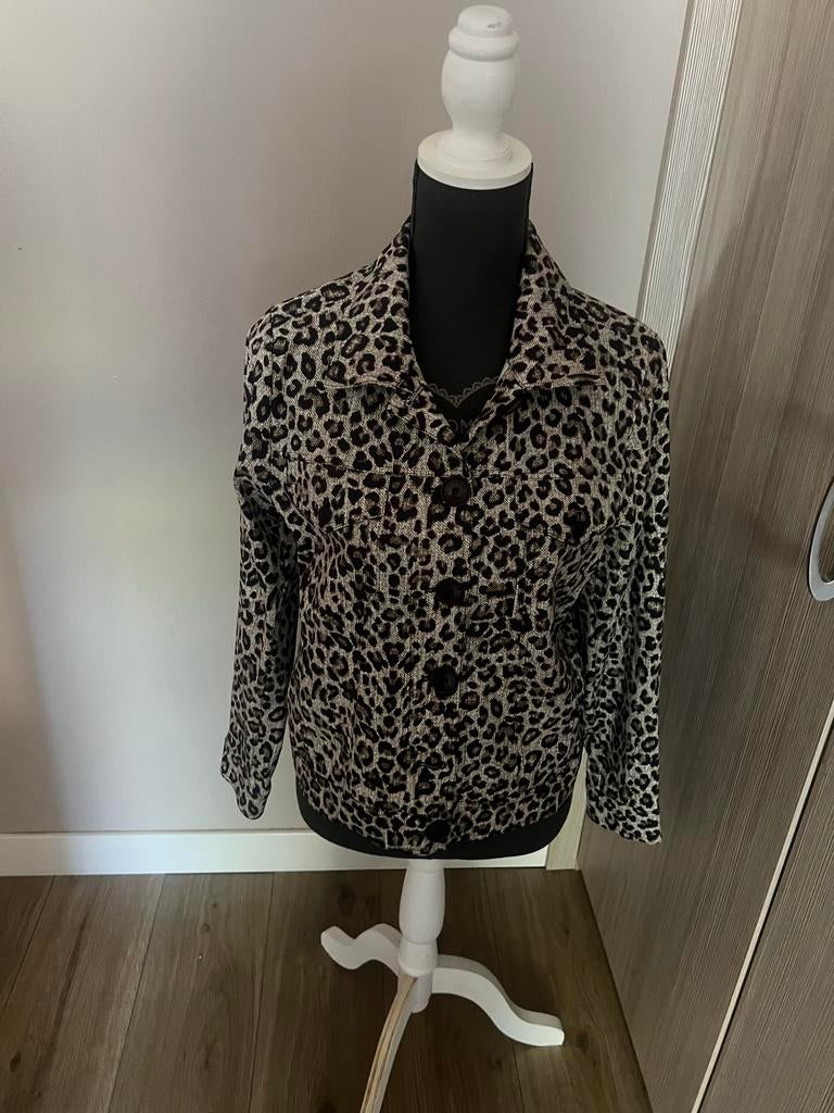 Studio Anneloes Leopard Print jasje  Maat M NIEUW, Ophalen of Verzenden, Nieuw, Maat 38/40 (M), Overige kleuren