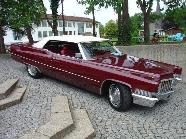 Cadillac Deville Convertible 1970, Automaat, Overige kleuren, Leder, Overige kleuren