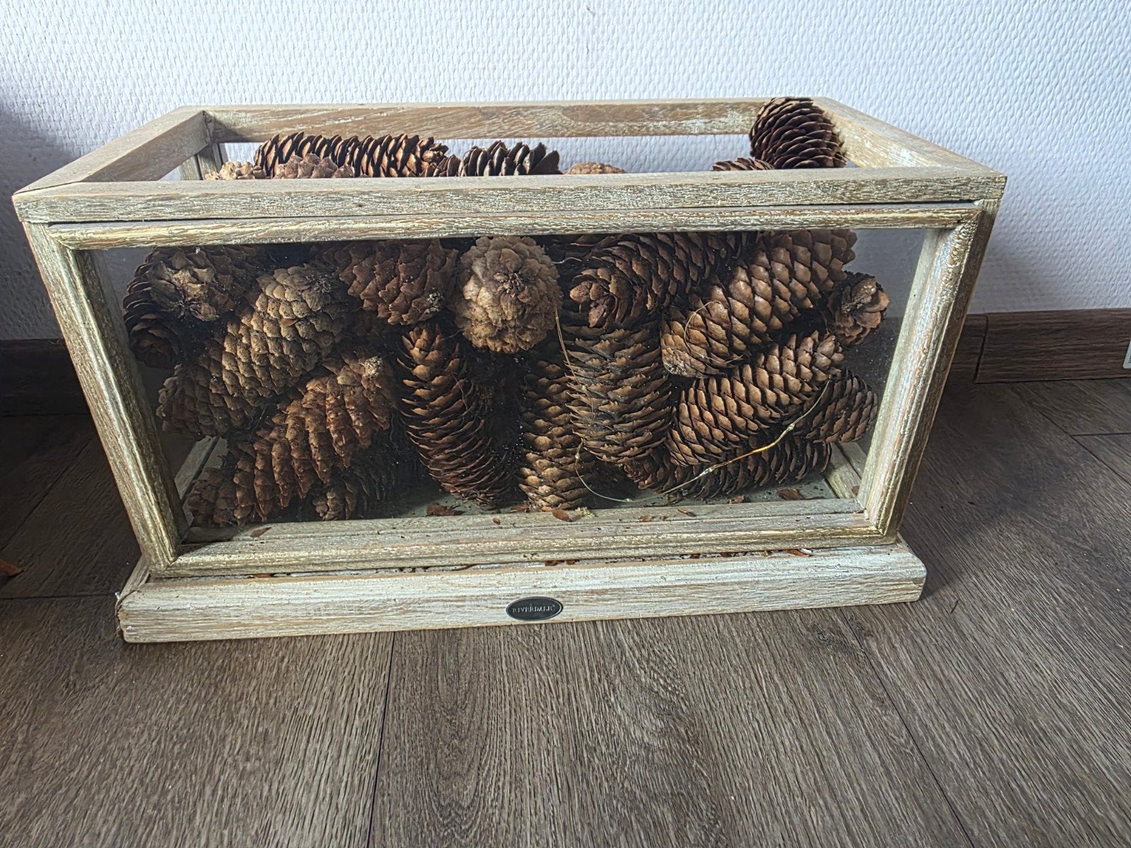 Riverdale decoratiebakken voor vensterbank (2 stuks), Hout, Gebruikt, Ophalen of Verzenden, Landelijk