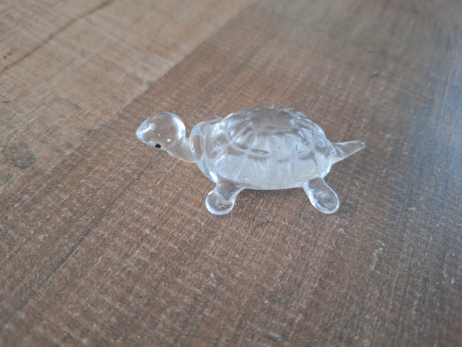 Glazen schildpad beeldje - Decoratief, Ophalen of Verzenden, Zo goed als nieuw, Glas, Modern