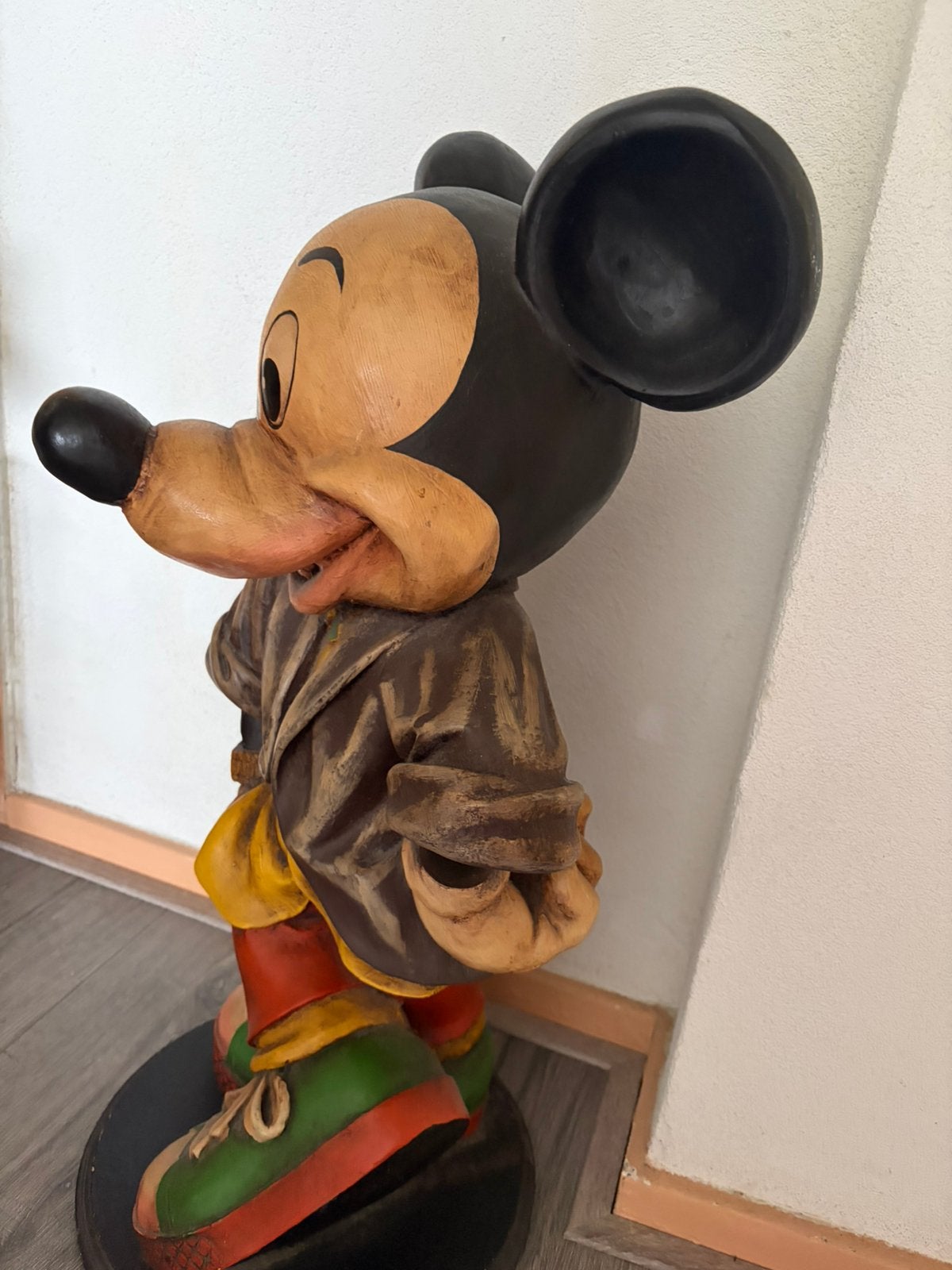 Te koop massief houten Mickey Mouse, Verzamelen, Ophalen, Zo goed als nieuw, Fantasy