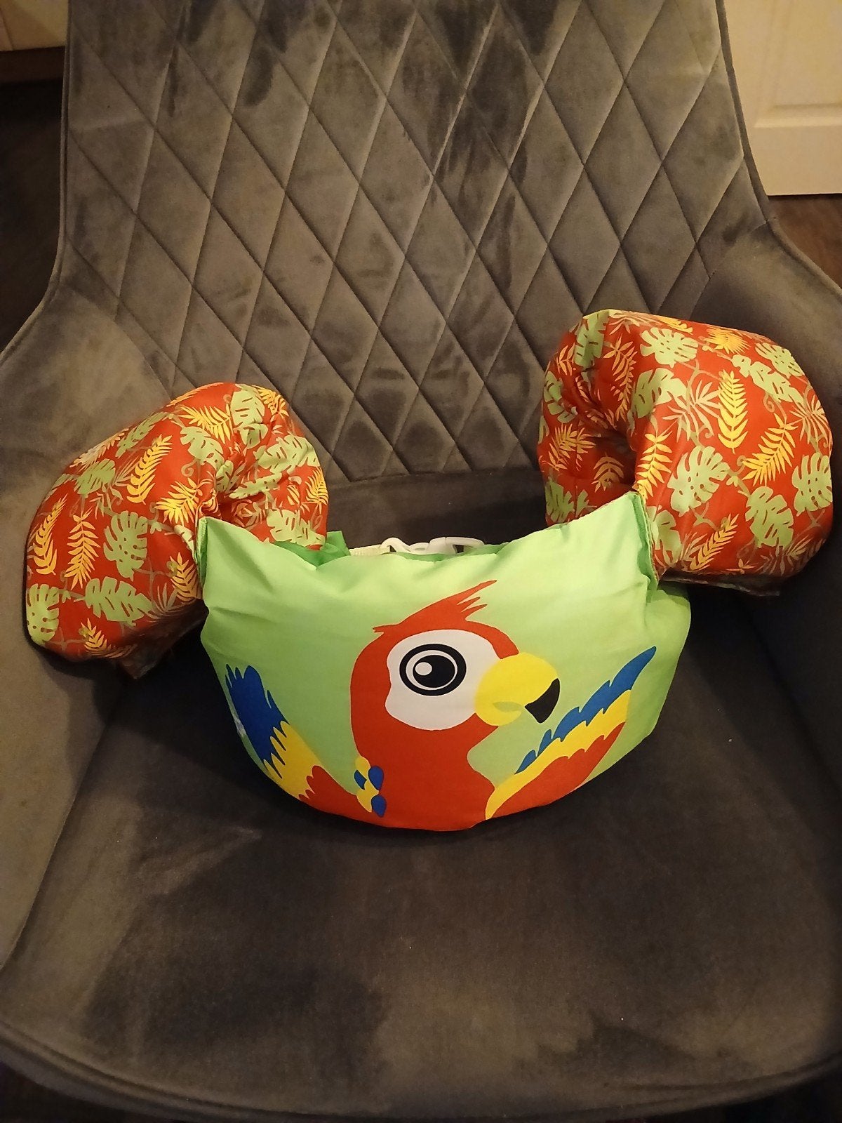 Puddle Jumper Parrot zwemvest voor kinderen, Kinderen en Baby's, Ophalen of Verzenden, Zo goed als nieuw, Jongen of Meisje