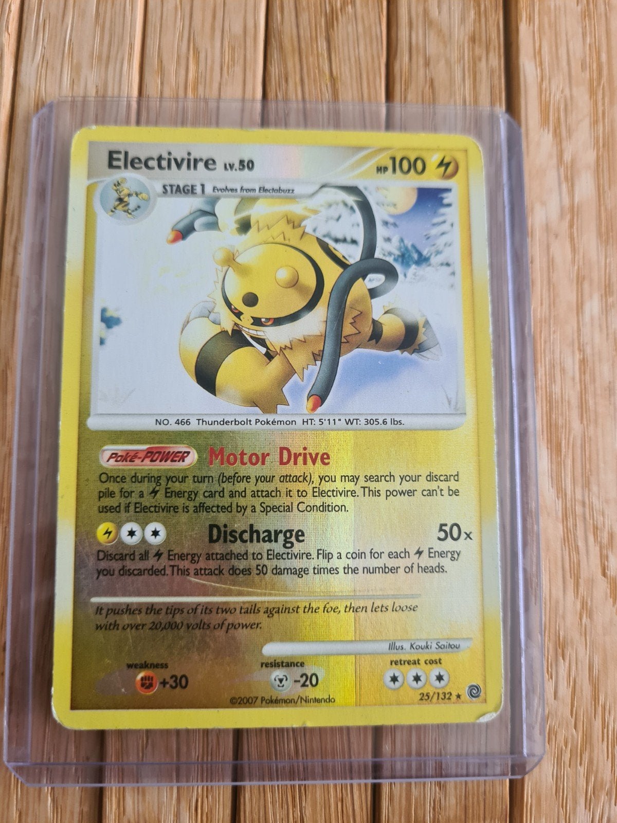 Electivire Lv.50 reverse, Ophalen of Verzenden, Gebruikt, Losse kaart, Foil