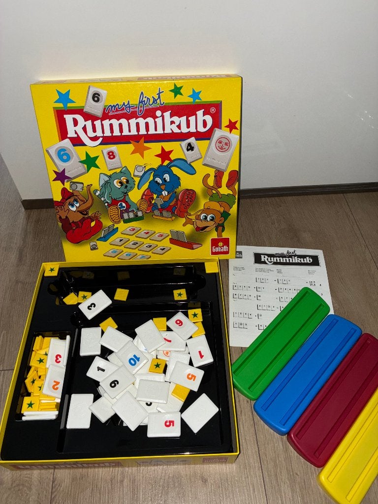 rummikub junior, Kinderen en Baby's, Speelgoed | Kinderpuzzels, Ophalen of Verzenden, Meer dan 50 stukjes, Zo goed als nieuw