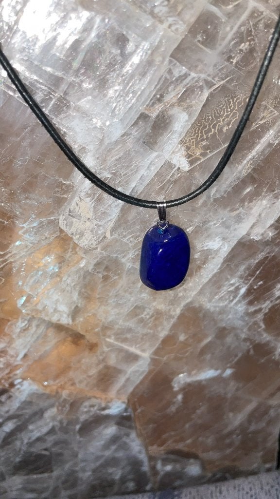 Lapis lazuli edelsteen hanger – Afghanistan – € 9,-, Verzenden, Nieuw