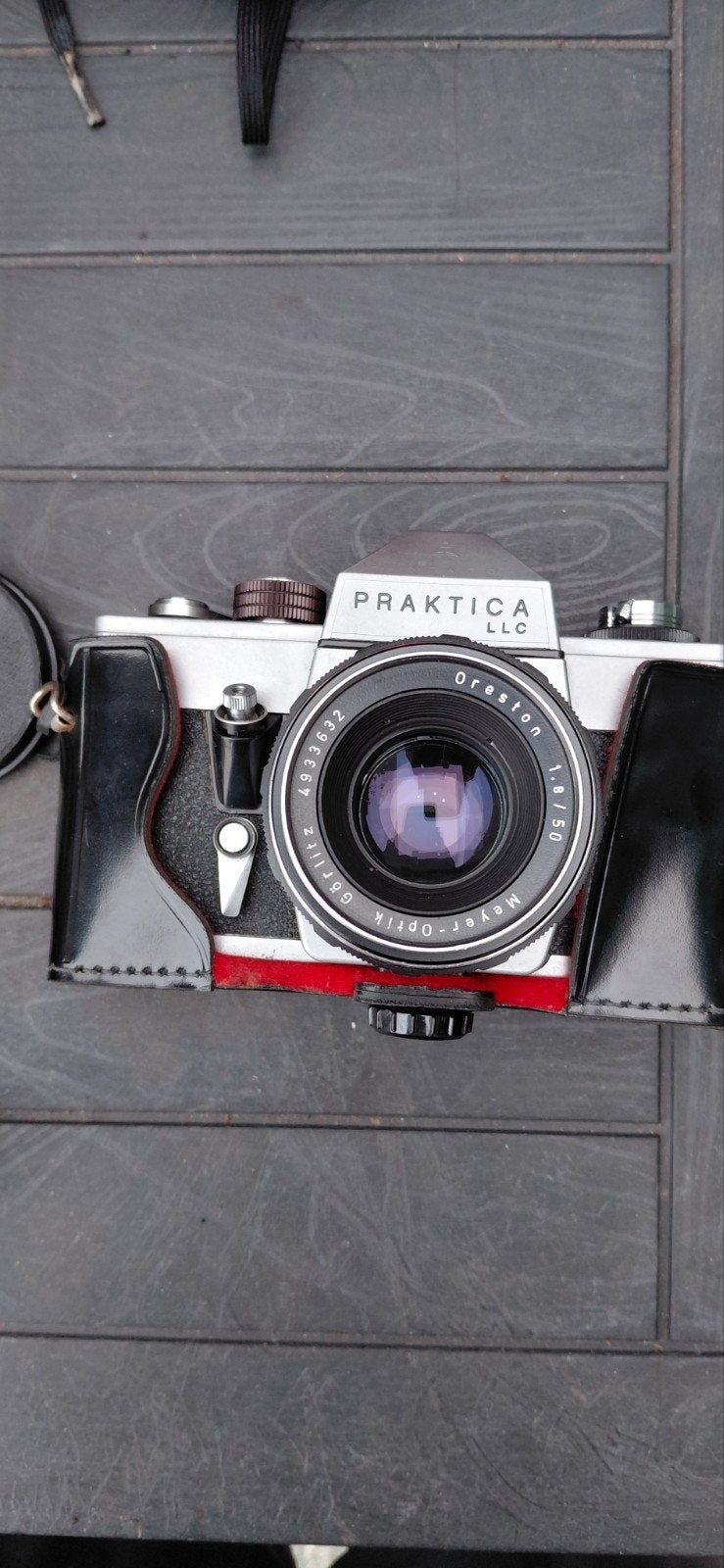 Praktica LLC Spiegelreflexcamera met Oraston 1.8/50 lens, Ophalen of Verzenden