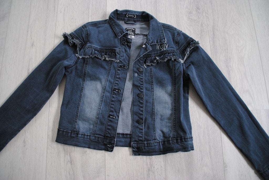 Spijkerjas Indian Blue jeans, meisje, mt.164/170, Meisje, Ophalen of Verzenden, Zo goed als nieuw, Indian Blue Jeans