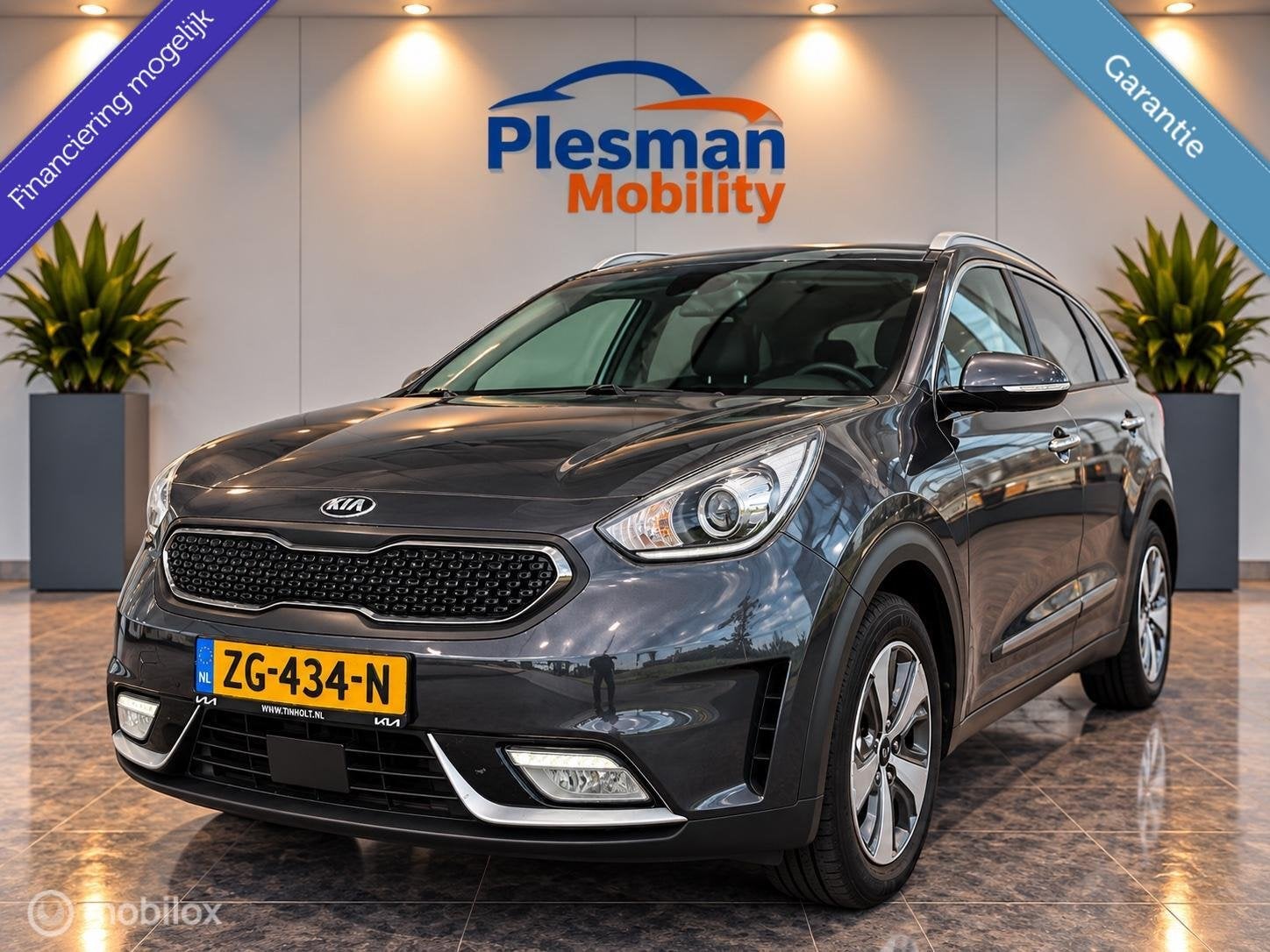 Kia Niro 1.6 GDi Hybrid DynamicPlusLine, 100% Onderhouden!, Gebruikt, Euro 6, Leder en Stof, Origineel Nederlands