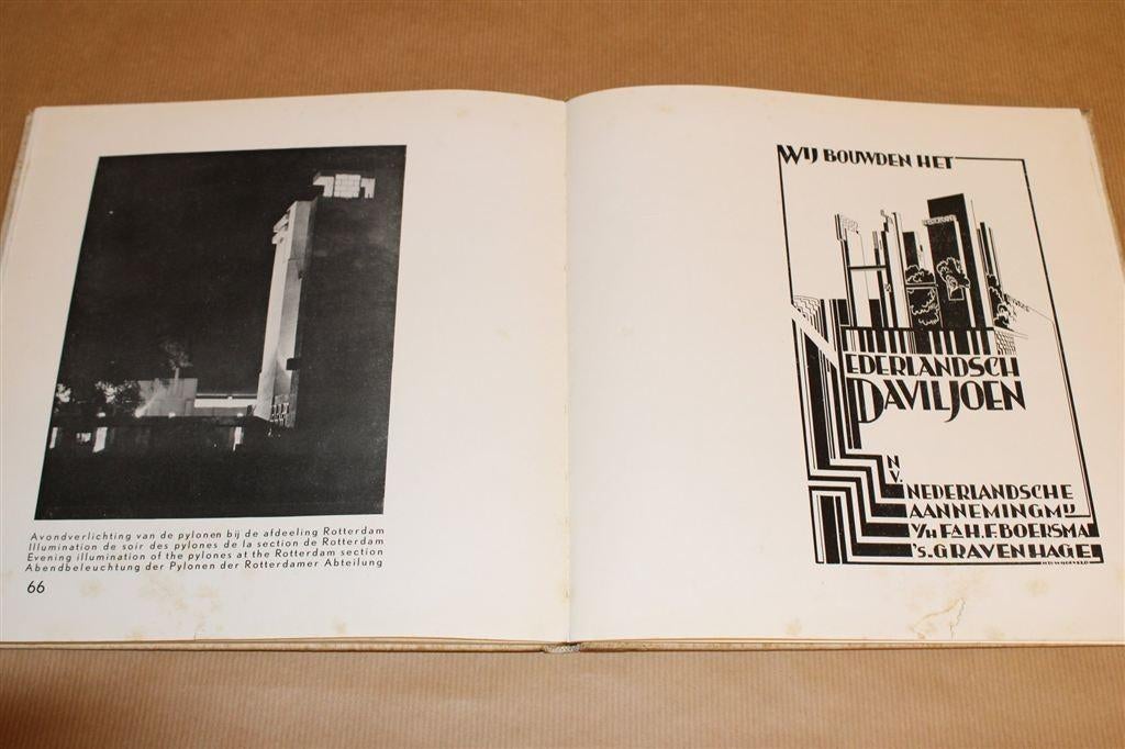 Wereldtentoonstelling 1930 — Architectuur [Wijdeveld], Ophalen of Verzenden, Gelezen, Architecten