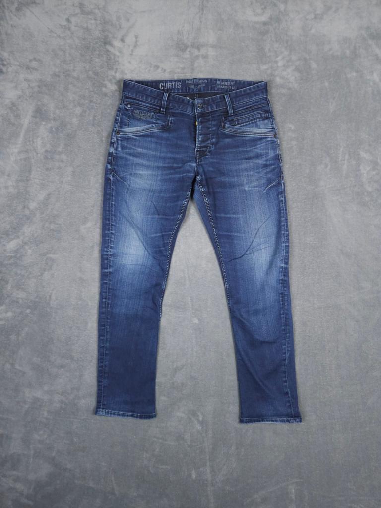 Pme Legend Broek Curtis W33 L30 Relaxed Fit Blauw Pall Mall., Blauw, ., Ophalen of Verzenden, Zo goed als nieuw