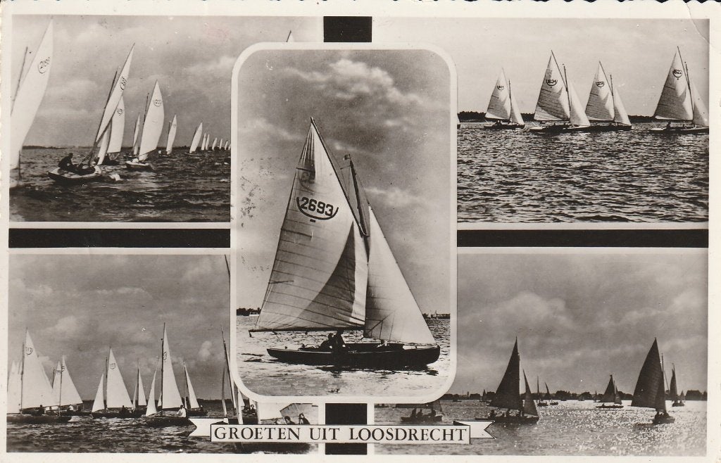 Loosdrecht, Ophalen of Verzenden, 1940 tot 1960, Gelopen, Noord-Holland