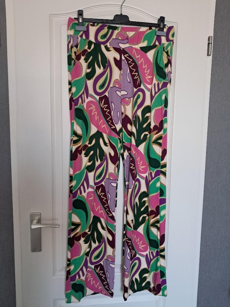 Broek Geisha maat : L 40  NIEUWSTAAT, Kleding | Dames, Maat 38/40 (M), Geisha, Meerkleurig, Ophalen of Verzenden
