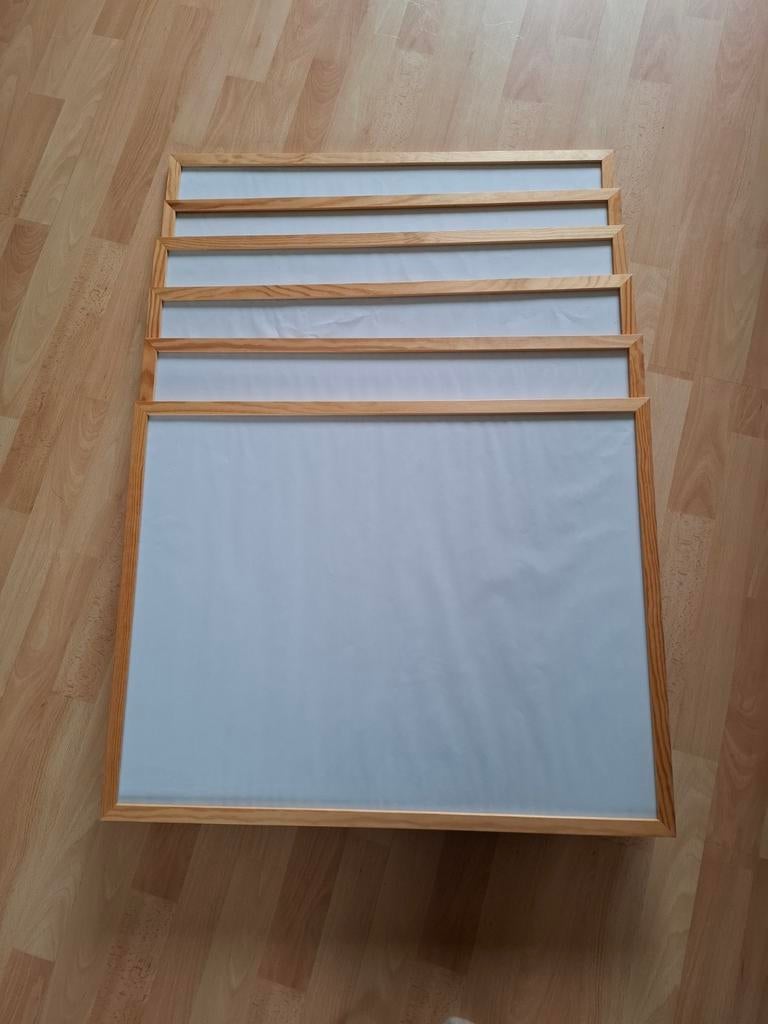 6 Grote fotolijsten beukenkleur - 20 euro per stuk, Audio, Tv en Foto, Fotografie | Fotolijsten, Ophalen, Gebruikt