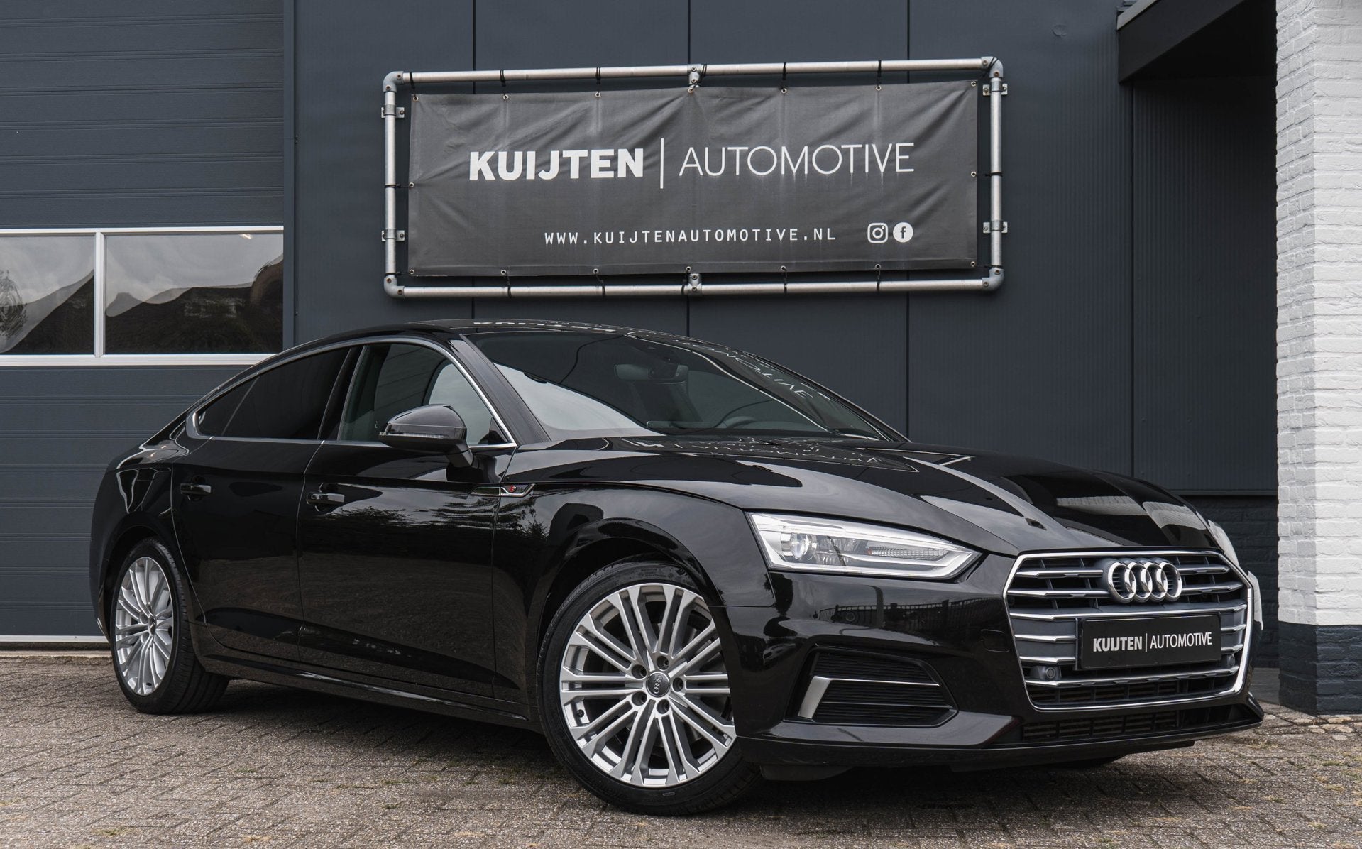 Audi A5 Sportback 40 TFSI S-line Edition / 2 x S - Line / Au, Auto's, Dealer onderhouden, Gebruikt, 1984 cc, Zwart