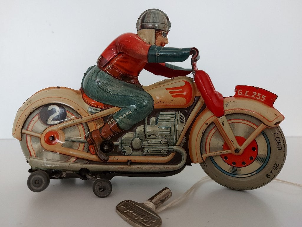 Blikken Technofix Motor, Antiek en Kunst, Ophalen of Verzenden