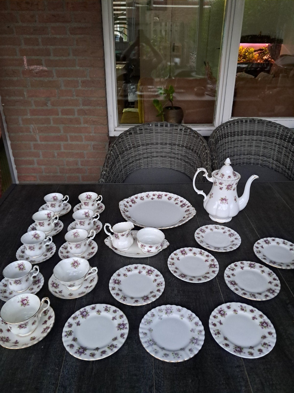 Royal Albert Sweet Violet servies, Ophalen of Verzenden