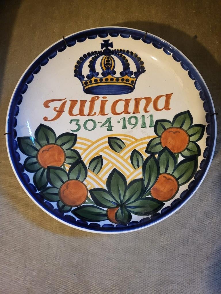 Zeldzaam faience bord uit 1911 Aluminia/ Royal Copenhagen, Ophalen of Verzenden