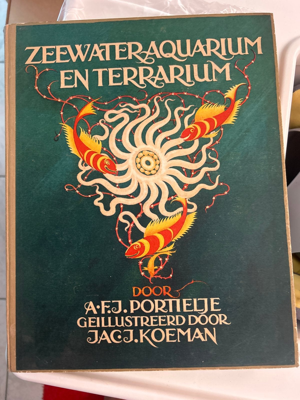 Zeewateraquarium en Terrarium - A.F.J. Portielje, Ophalen of Verzenden, Gelezen, Overige onderwerpen