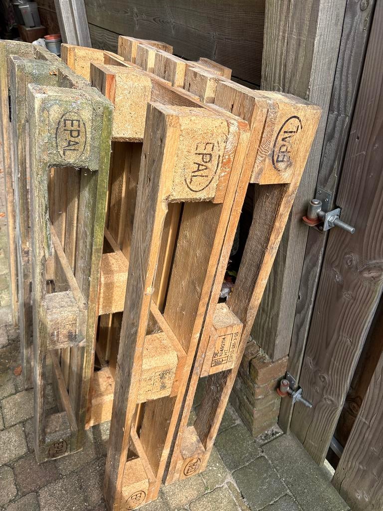 3 Euro pallets, Doe-het-zelf en Verbouw, Hout en Planken, Ophalen of Verzenden, Overige houtsoorten, Minder dan 200 cm, Pallet