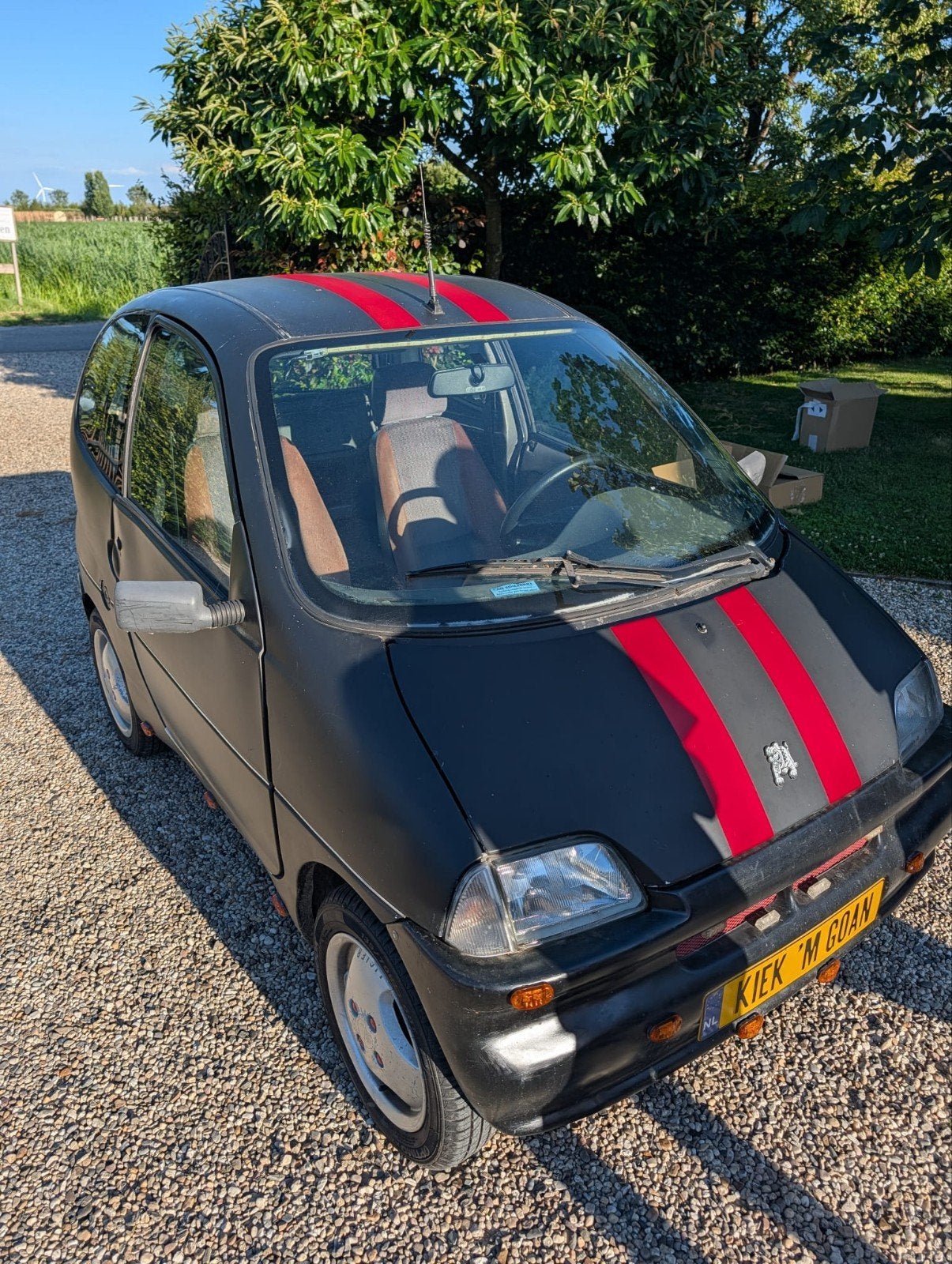 Leuke brom mobiel, Ophalen