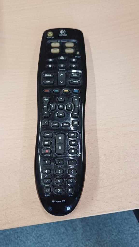 Logitech Harmony 300 Universele Afstandsbediening, Ophalen of Verzenden, Gebruikt, Universeel, Tv