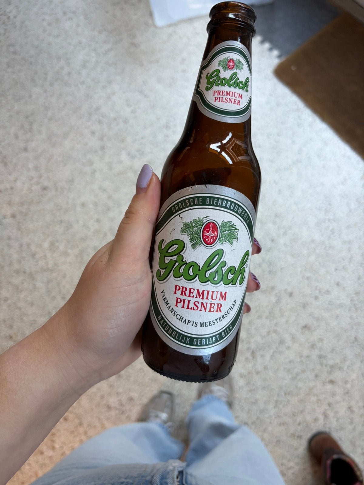 Flesje Grolsch 1998, Verzamelen, Ophalen of Verzenden, Gebruikt, Flesje(s), Grolsch