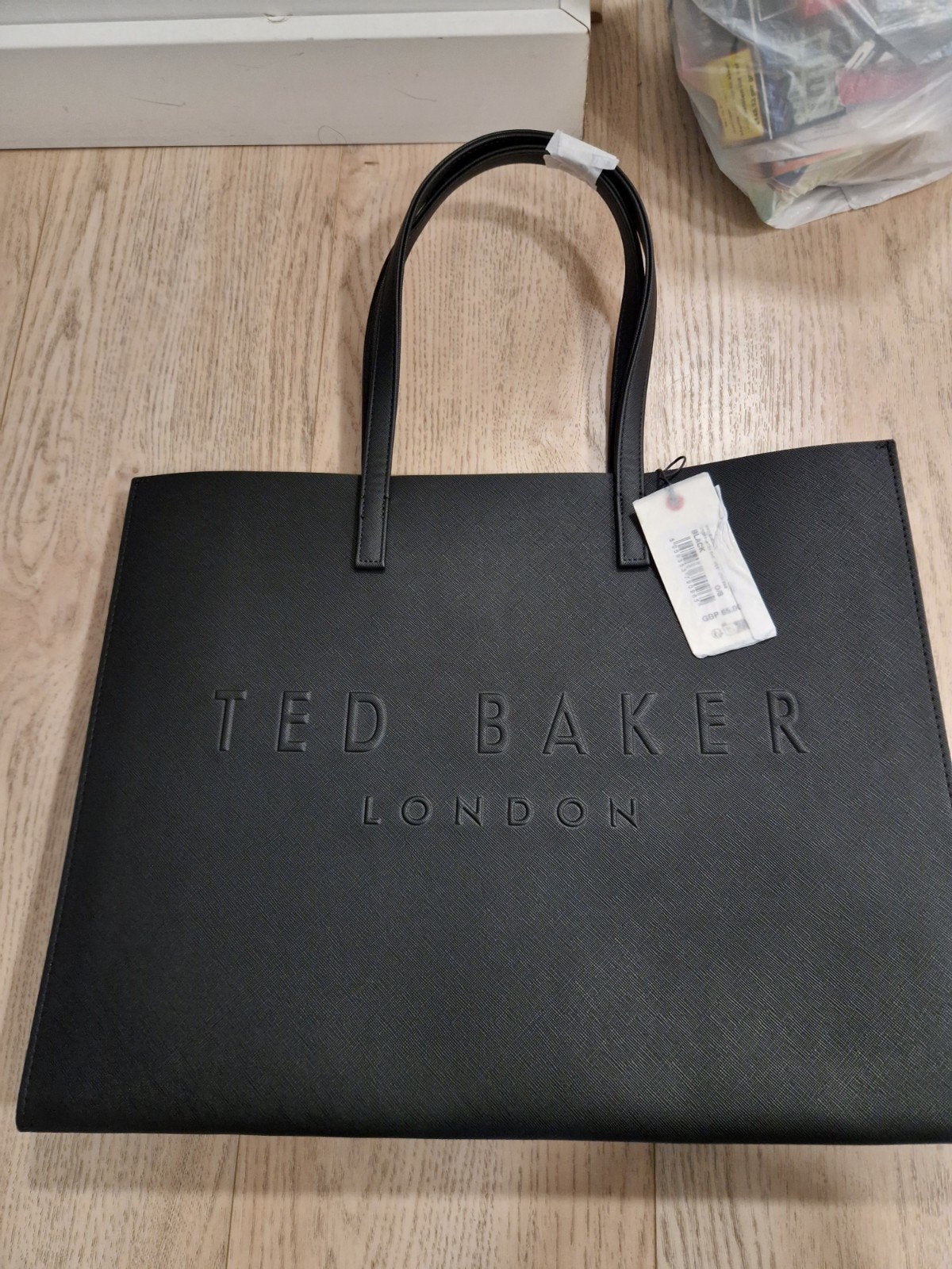 Nieuwe Ted Baker Shopper - Zwart, 45 cm breed, Ophalen of Verzenden, Nieuw, Zwart, Shopper