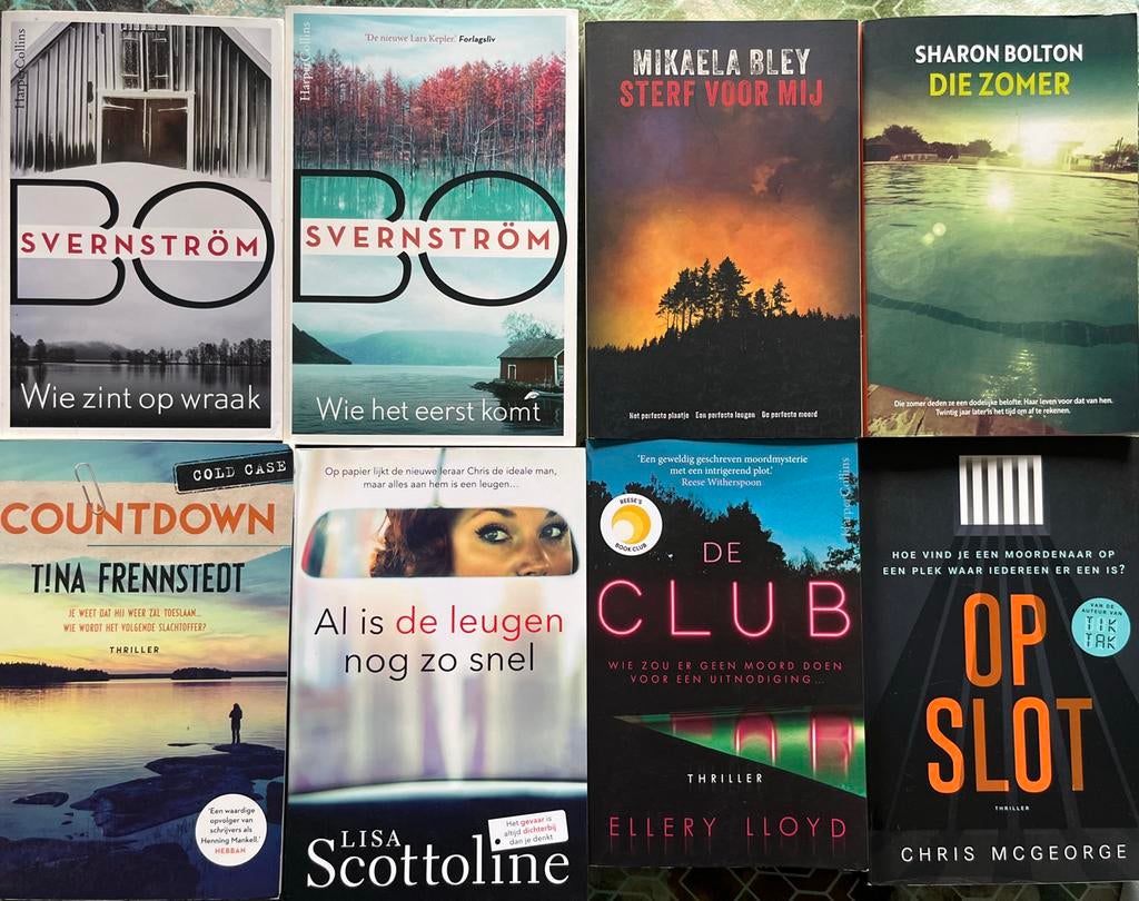 Thrillers Collectie, oa Mikaela Bley, Bo Svernstrom, Boeken, Ophalen of Verzenden, Zo goed als nieuw, Europa overig