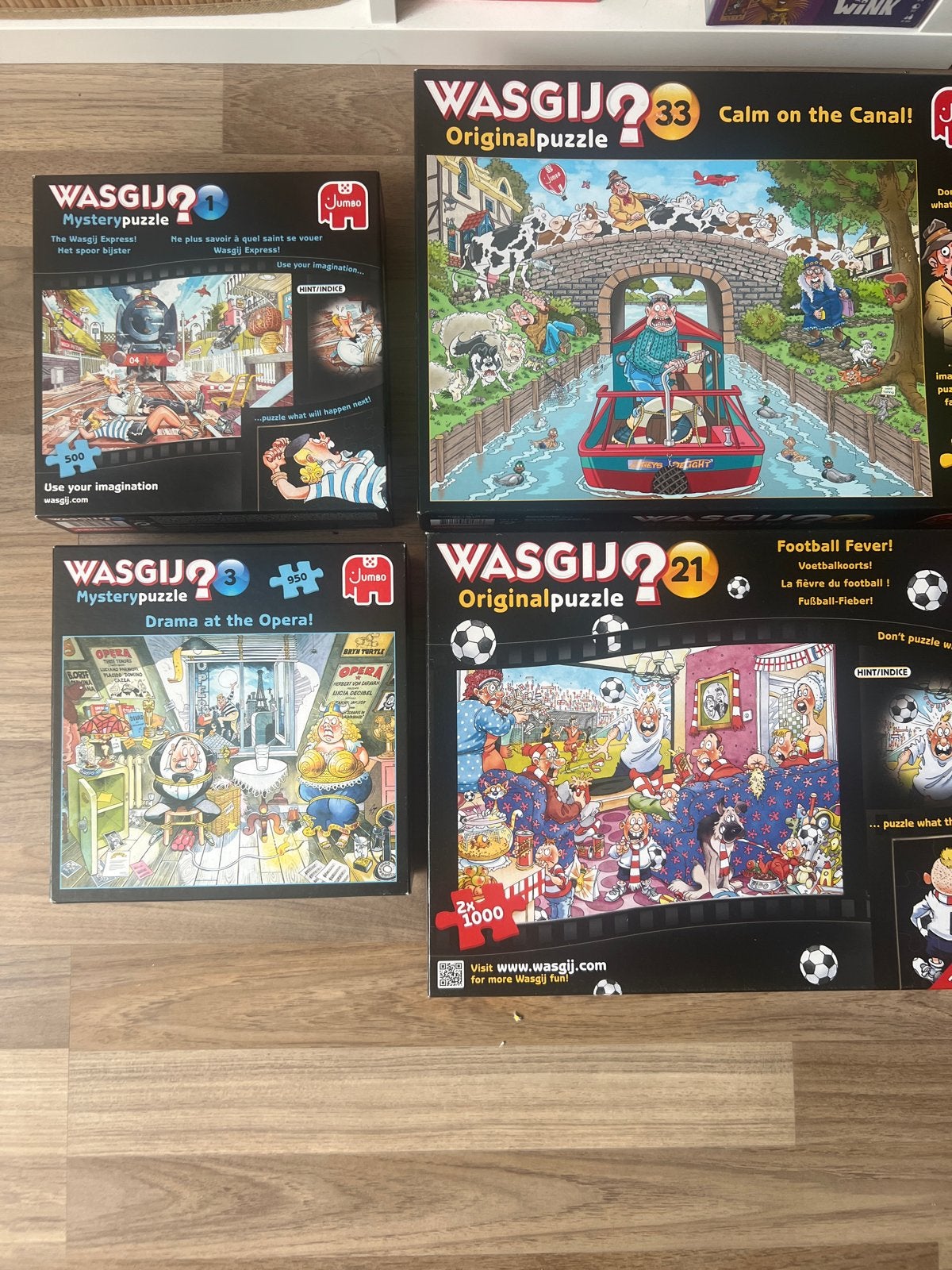 Wasgij Puzzels - Diverse Mystery en Original Puzzels, Ophalen of Verzenden, 500 t/m 1500 stukjes, Gebruikt, Legpuzzel