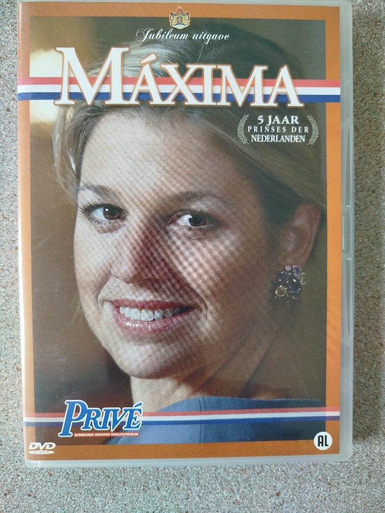 DVD Máxima: 5 Jaar Prinses der Nederlanden, Ophalen of Verzenden, Zo goed als nieuw, Nederland, Overige typen