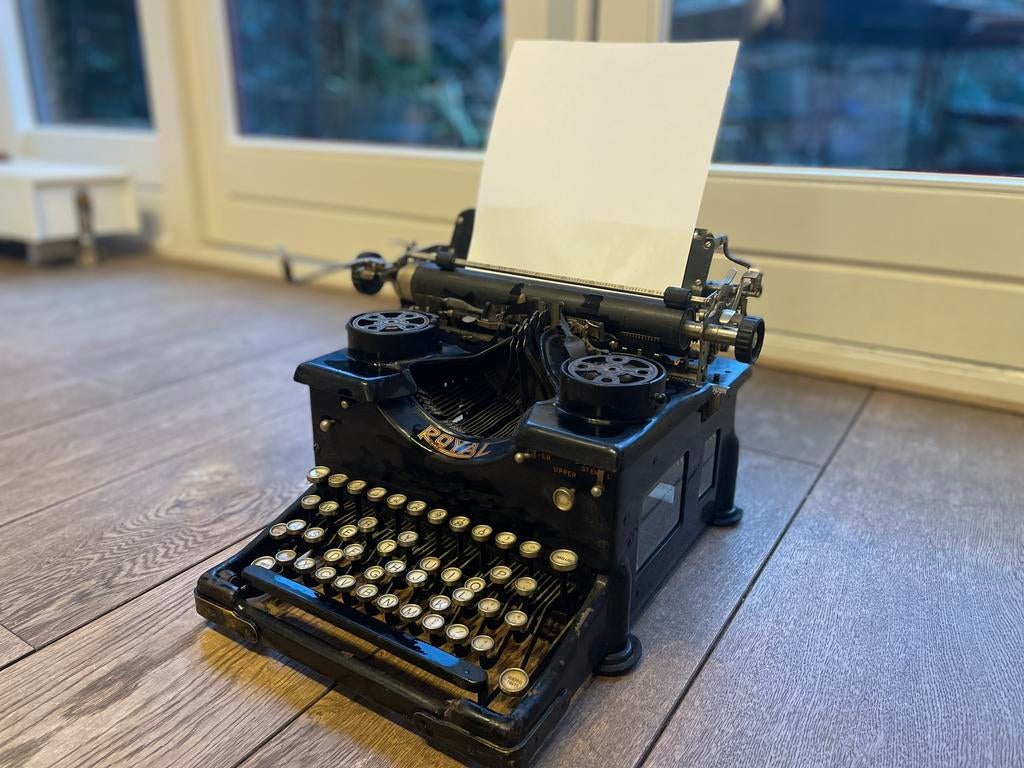 Antieke Royal Typemachine (rond 1920), Diversen, Typemachines, Ophalen of Verzenden