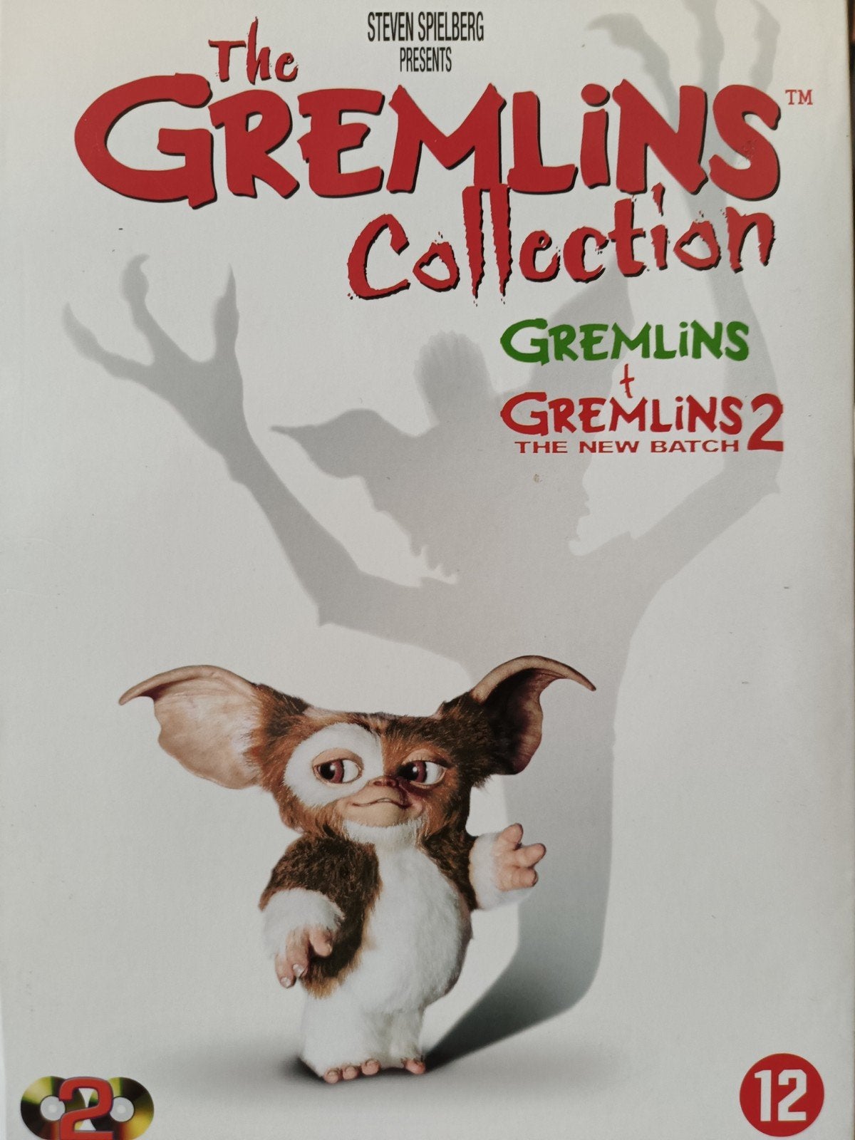 Gremlins 1&2 Dvd NL ZGAN Steven Spielberg, Ophalen of Verzenden, Zo goed als nieuw, Spaans, Inclusief doosje