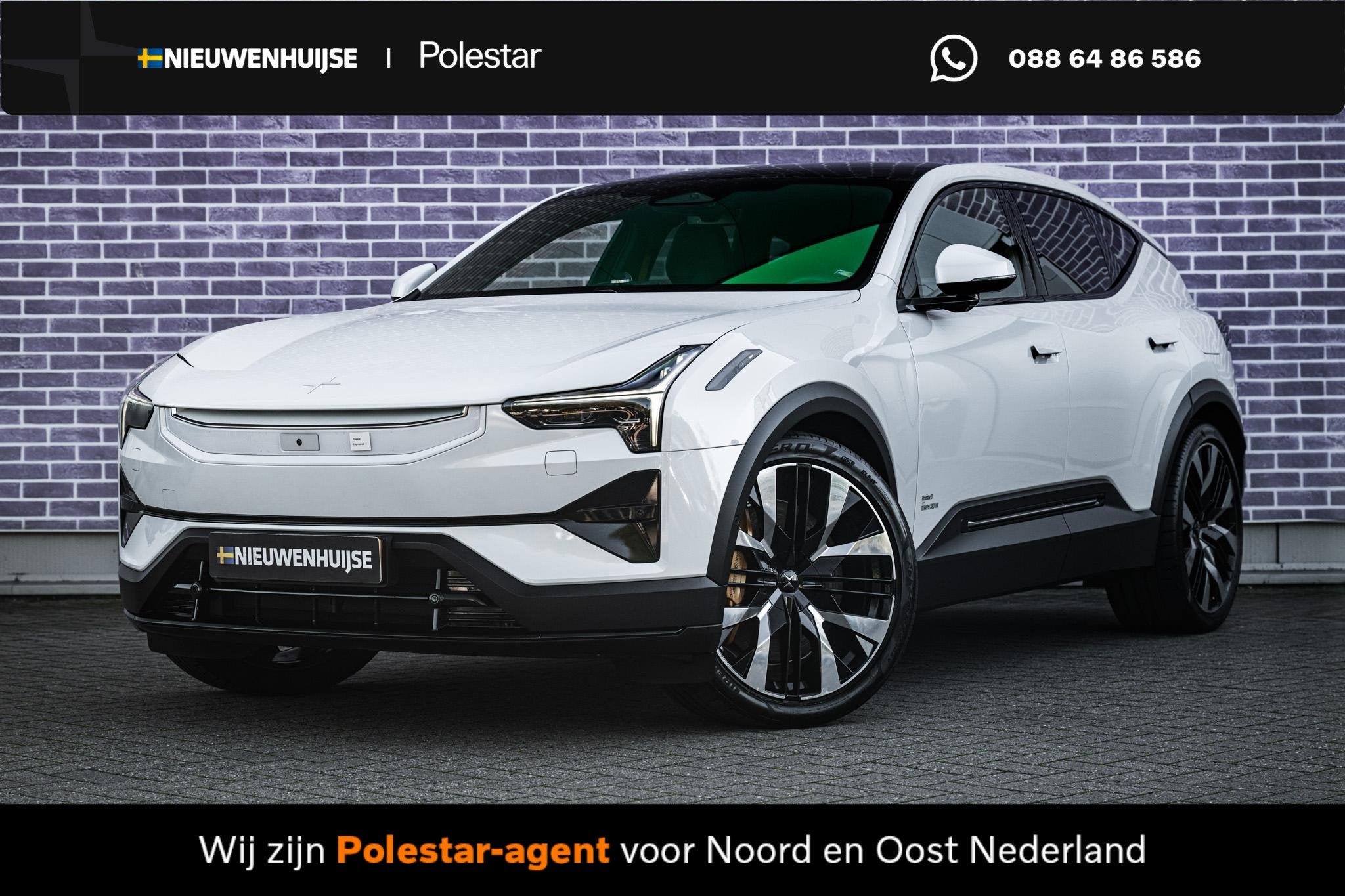 Polestar 3 Long range Dual motor 111 kWh Performance Pilot P, Auto's, Automaat, 660 min, Gebruikt, Wit