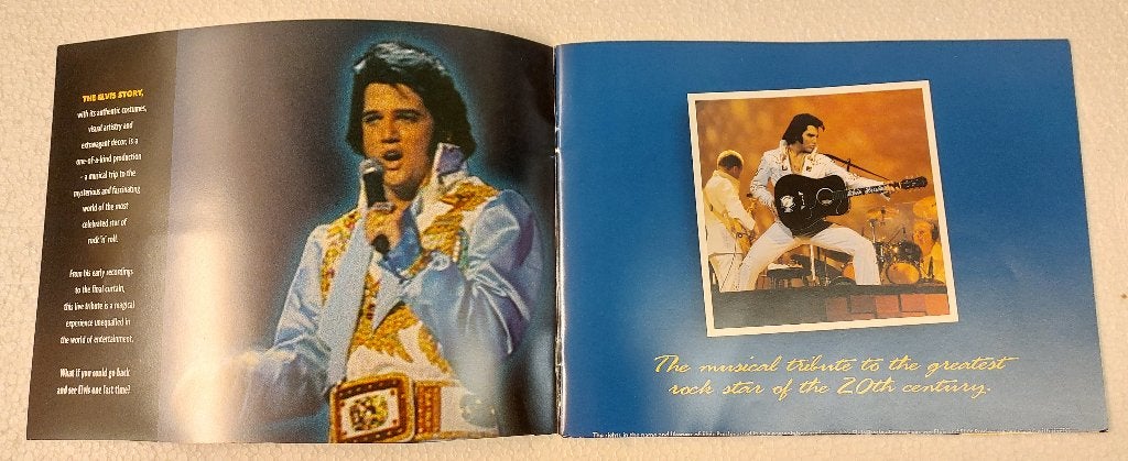 Elvis Presley Story PROGRAMMA BOEKJE A Musical Tribute, Gebruikt, NvT, Verzenden, Elvis Presley