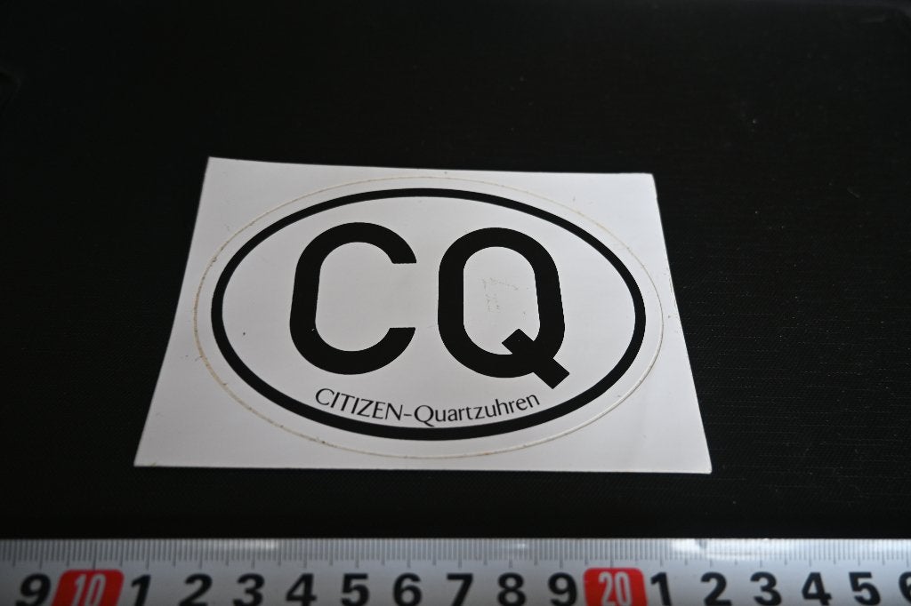 sticker CQ citizen quartzuhren, Ophalen of Verzenden, Zo goed als nieuw